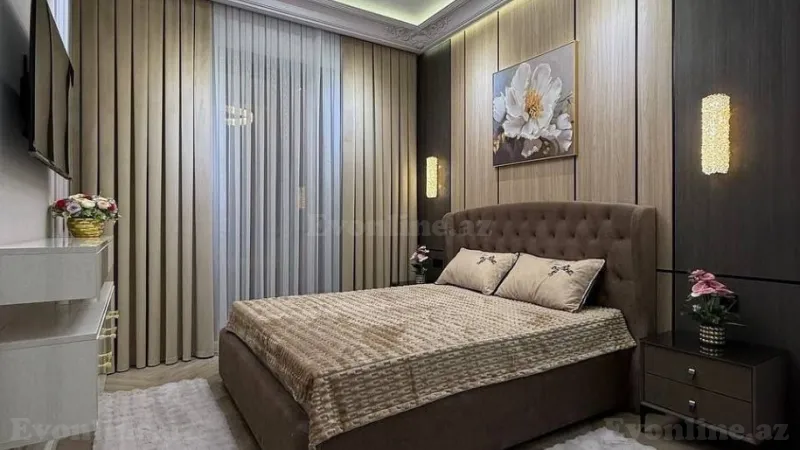 Kirayə verilir 3 otaqlı Mənzil Yeni tikili 115 m² Nəsimi r. - şəkil 6
