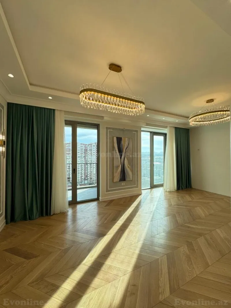 Satılır 4 otaqlı Mənzil Yeni tikili 170 m² Elmlər Akademiyası m. - şəkil 4