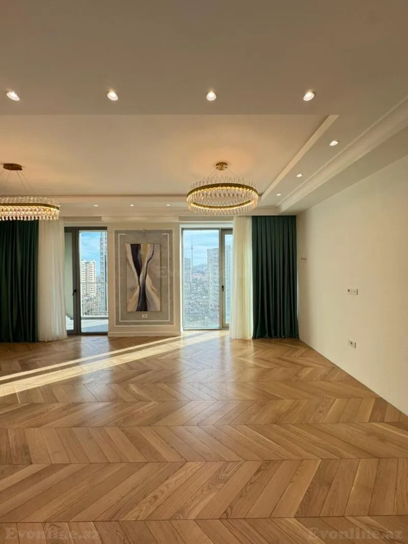 Satılır 4 otaqlı Mənzil Yeni tikili 170 m² Elmlər Akademiyası m. - şəkil 5