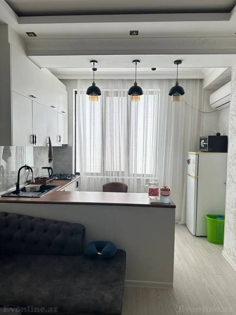 Satılır 2 otaqlı Mənzil Yeni tikili 56 m² Həzi Aslanov m. - şəkil 3