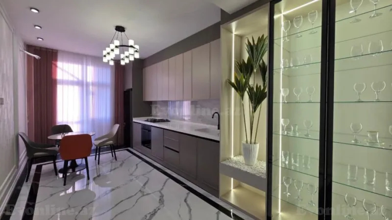Satılır 3 otaqlı Mənzil Yeni tikili 120 m² Nərimanov r. - şəkil 9