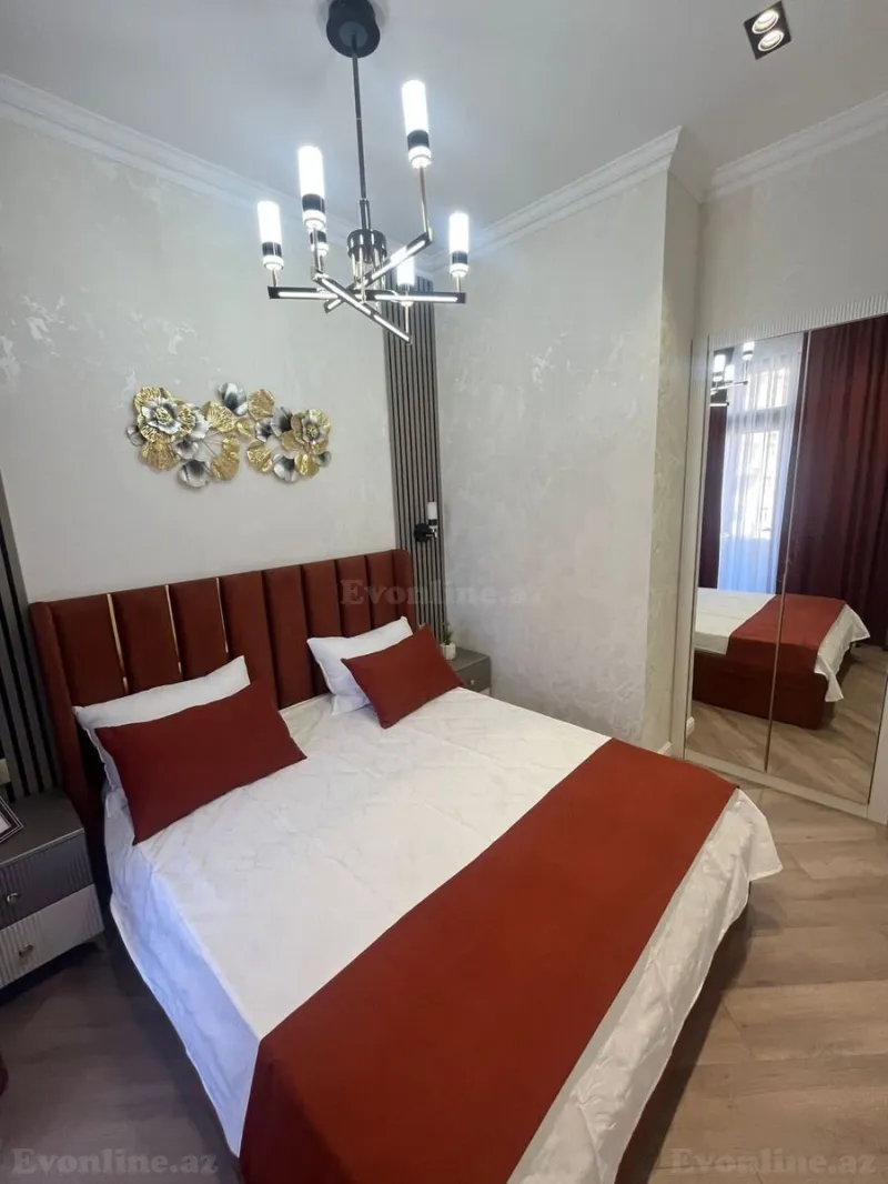 Kirayə verilir 2 otaqlı Mənzil Yeni tikili 45 m² Qara Qarayev m. - şəkil 8