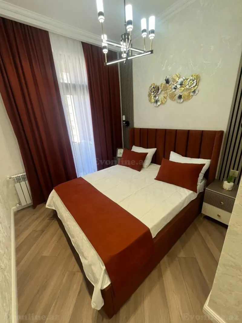 Kirayə verilir 2 otaqlı Mənzil Yeni tikili 45 m² Qara Qarayev m. - şəkil 9