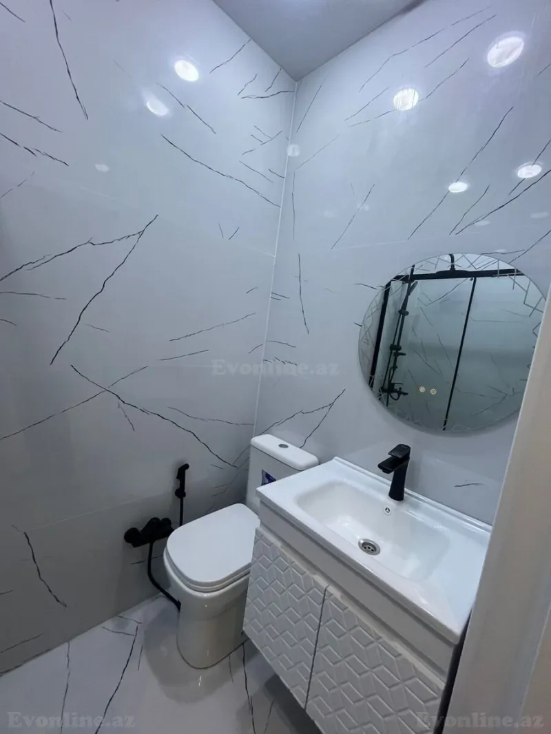 Kirayə verilir 2 otaqlı Mənzil Yeni tikili 45 m² Qara Qarayev m. - şəkil 14