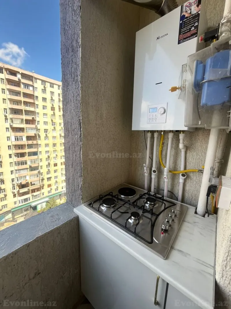 Kirayə verilir 2 otaqlı Mənzil Yeni tikili 45 m² Qara Qarayev m. - şəkil 16