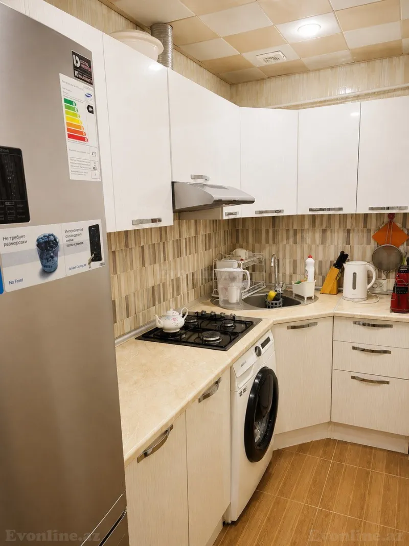 Satılır 2 otaqlı Mənzil Yeni tikili 65 m² Memar Əcəmi m. - şəkil 4