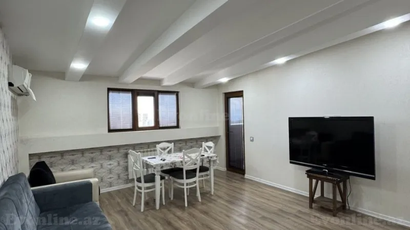 Kirayə verilir 2 otaqlı Mənzil Yeni tikili 50 m² İnşaatçılar m. - şəkil 2