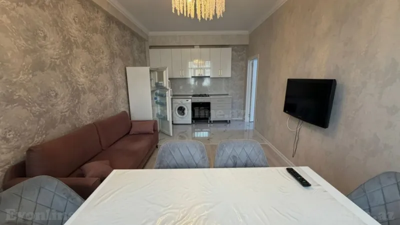 Kirayə verilir 3 otaqlı Mənzil Yeni tikili 70 m² 8-ci mikrorayon - şəkil 2