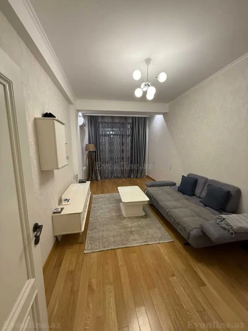 Kirayə verilir 2 otaqlı Mənzil Yeni tikili 80 m² Nəsimi r. - şəkil 2