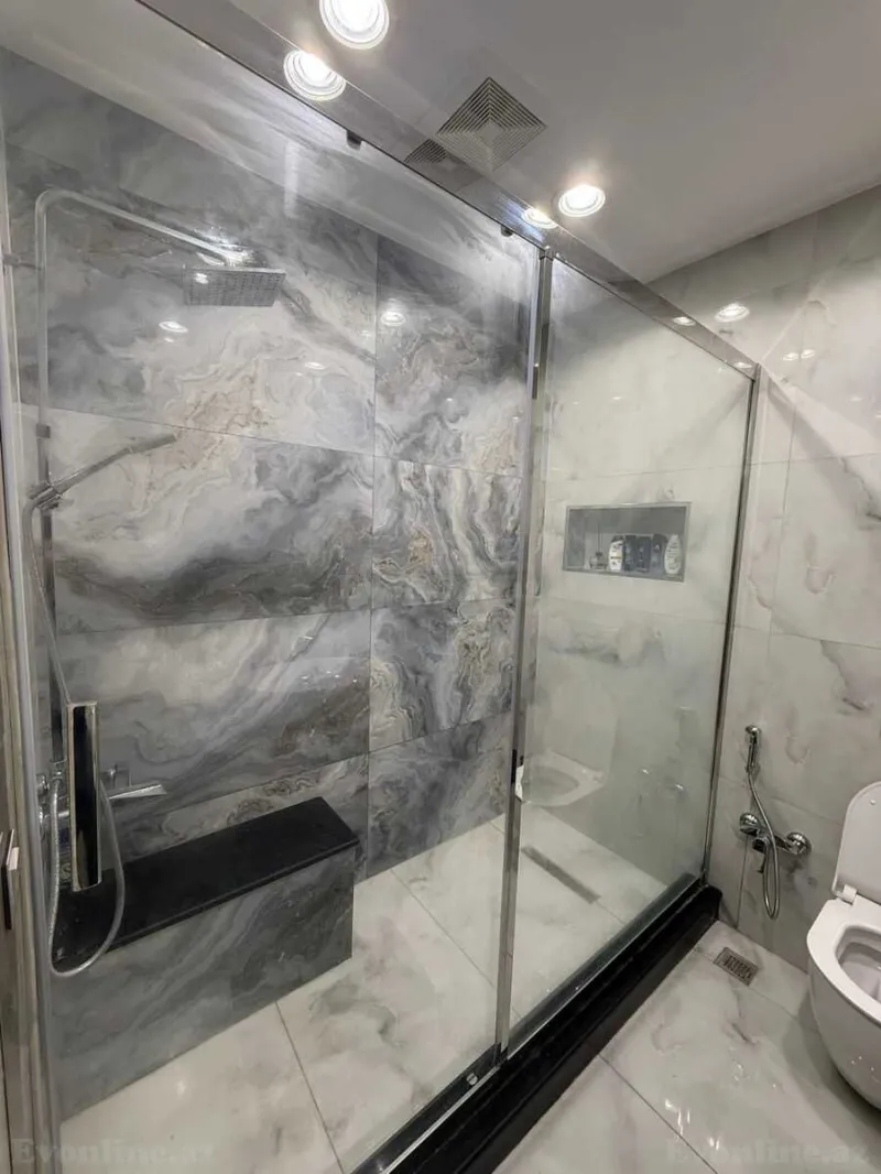 Kirayə verilir 2 otaqlı Mənzil Yeni tikili 80 m² Nəsimi r. - şəkil 5