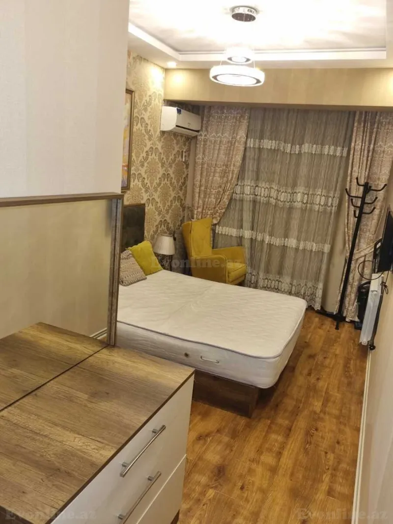 Kirayə verilir 2 otaqlı Mənzil Yeni tikili 80 m² Xətai m. - şəkil 2