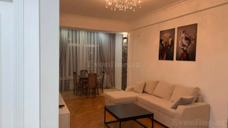 Kirayə verilir 2 otaqlı Mənzil Yeni tikili 60 m² Nərimanov r. - şəkil 3