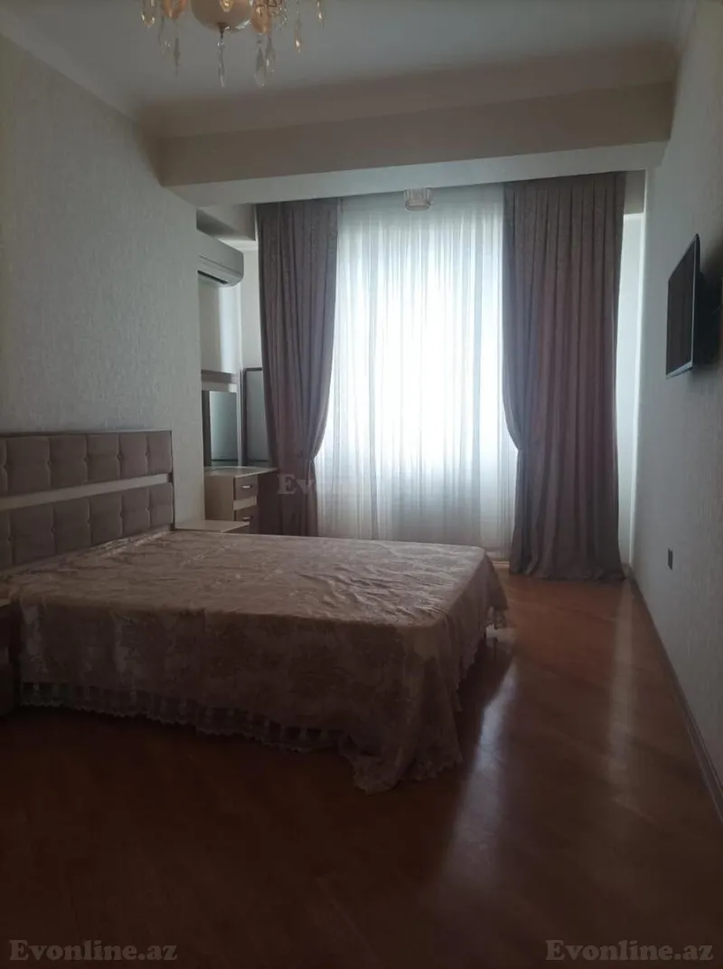 Kirayə verilir 3 otaqlı Mənzil Yeni tikili 130 m² 8-ci mikrorayon - şəkil 11