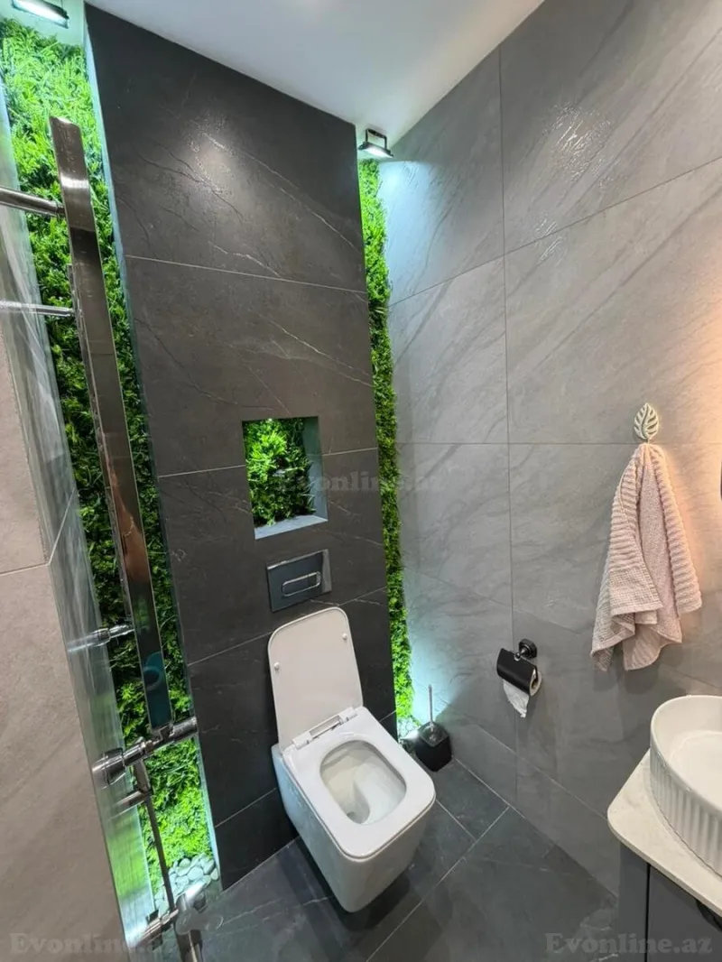 Kirayə verilir 2 otaqlı Mənzil Yeni tikili 70 m² Nəsimi r. - şəkil 16