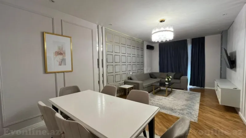 Kirayə verilir 2 otaqlı Mənzil Yeni tikili 105 m² 8 Noyabr m. - şəkil 3