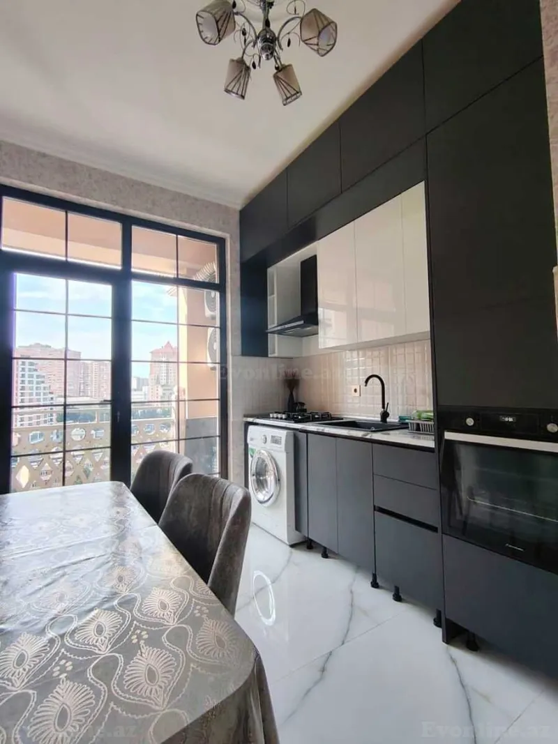 Kirayə verilir 3 otaqlı Mənzil Yeni tikili 105 m² Nərimanov r. - şəkil 7