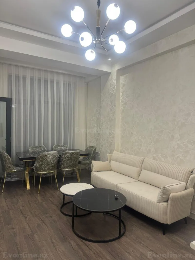 Kirayə verilir 2 otaqlı Mənzil Yeni tikili 55 m² Nəsimi r. - şəkil 4