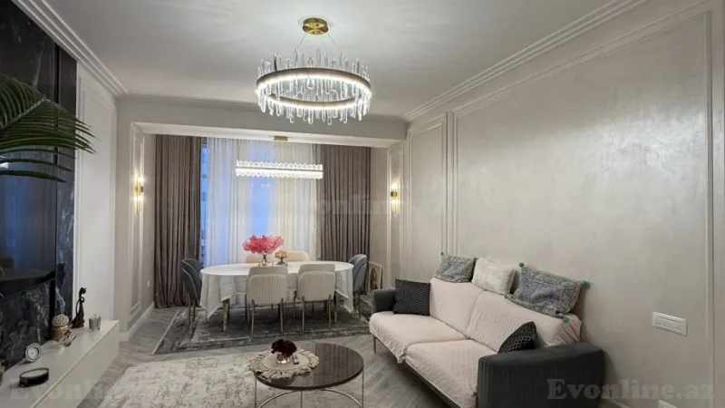 Satılır 4 otaqlı Mənzil Yeni tikili 180 m² Nəsimi r. - şəkil 2