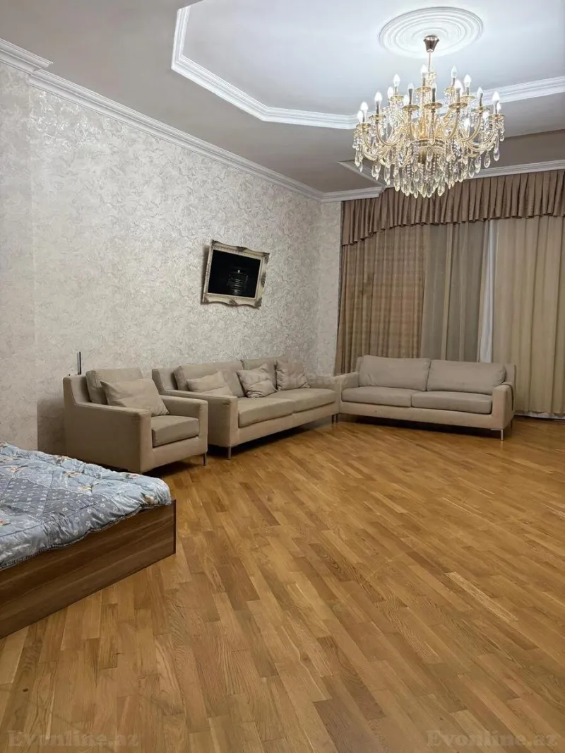 Kirayə verilir 3 otaqlı Mənzil Yeni tikili 140 m² Sahil m. - şəkil 2