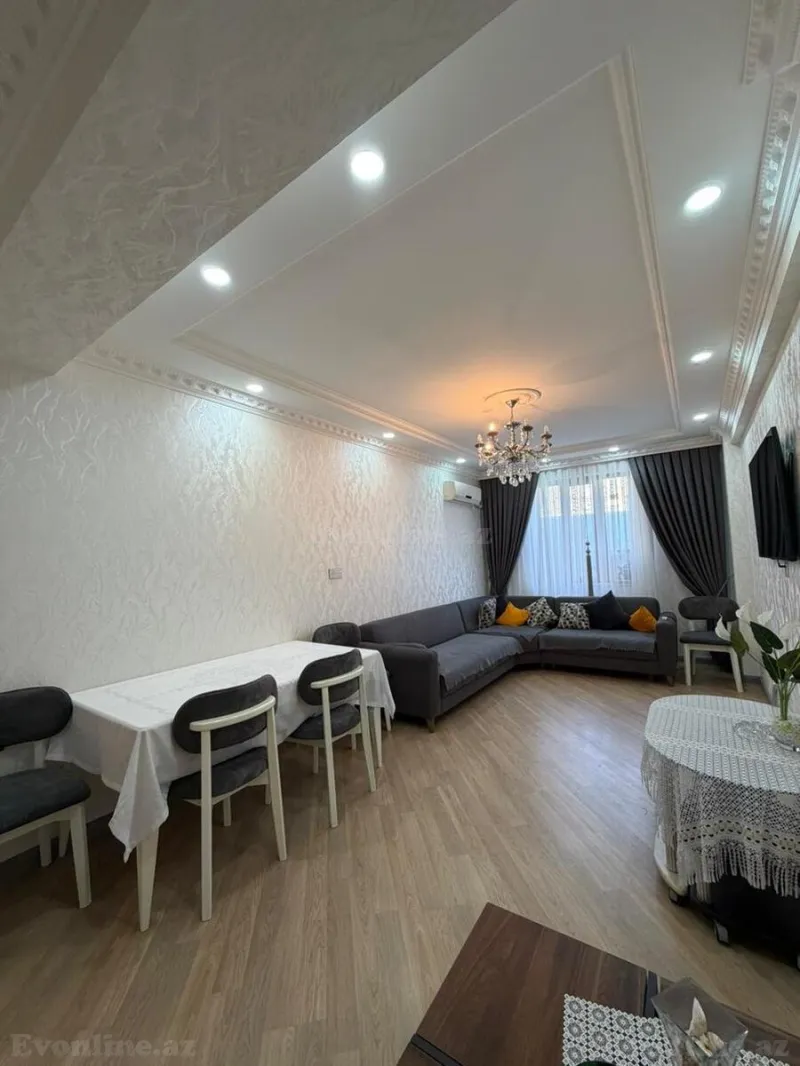 Satılır 4 otaqlı Mənzil Yeni tikili 130 m² Həzi Aslanov m. - şəkil 3