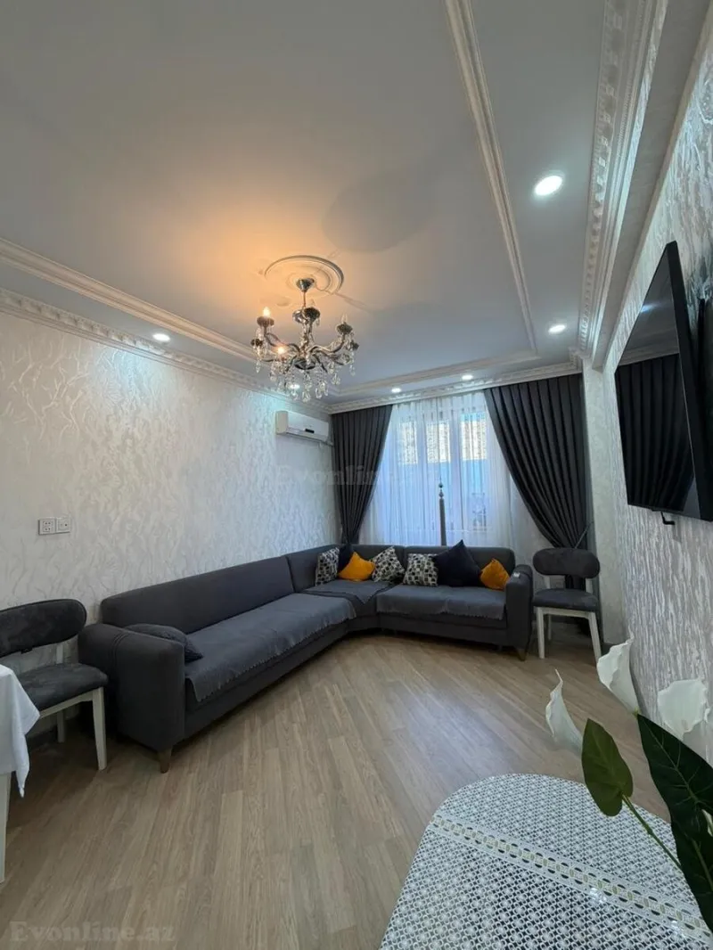 Satılır 4 otaqlı Mənzil Yeni tikili 130 m² Həzi Aslanov m. - şəkil 4