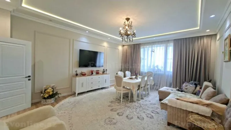 Satılır 3 otaqlı Mənzil Yeni tikili 81 m² İnşaatçılar m. - şəkil 3
