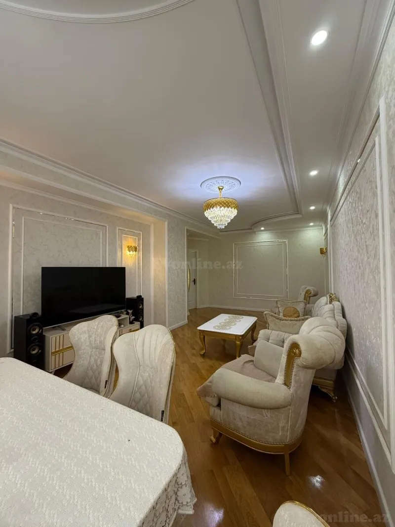 Satılır 3 otaqlı Mənzil Yeni tikili 126 m² Həzi Aslanov m. - şəkil 2