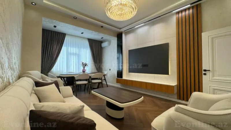 Satılır 3 otaqlı Mənzil Yeni tikili 105 m² Həzi Aslanov m. - şəkil 2