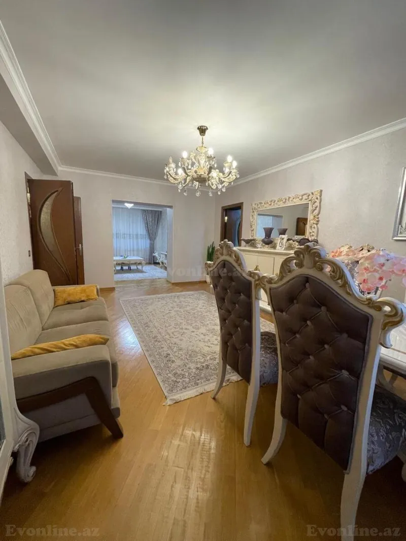 Satılır 4 otaqlı Mənzil Köhnə tikili 105 m² Elmlər Akademiyası m. - şəkil 12