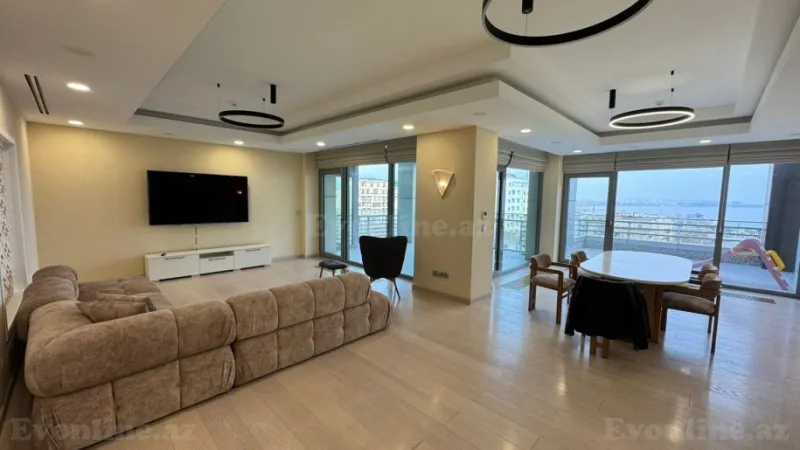 Kirayə verilir 4 otaqlı Mənzil Yeni tikili 250 m² İçərişəhər m. - şəkil 2