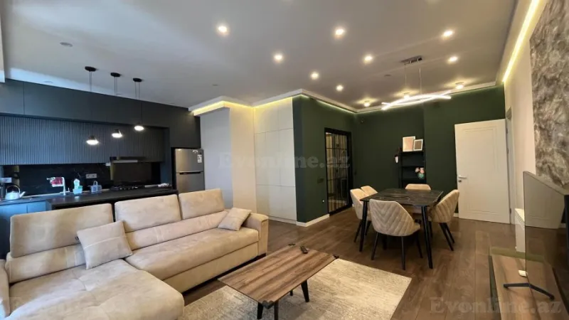 Kirayə verilir 2 otaqlı Mənzil Yeni tikili 105 m² 8 Noyabr m. - şəkil 2