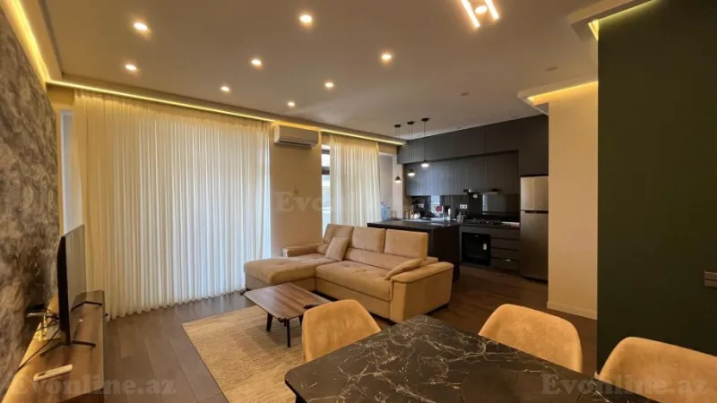 Kirayə verilir 2 otaqlı Mənzil Yeni tikili 105 m² 8 Noyabr m. - şəkil 3