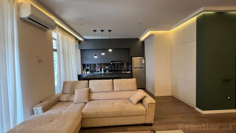 Kirayə verilir 2 otaqlı Mənzil Yeni tikili 105 m² 8 Noyabr m. - şəkil 8