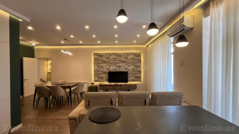 Kirayə verilir 2 otaqlı Mənzil Yeni tikili 105 m² 8 Noyabr m. - şəkil 9