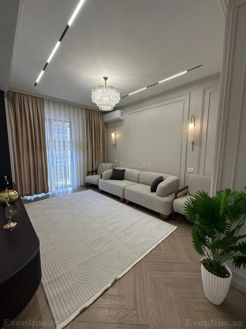 Kirayə verilir 2 otaqlı Mənzil Yeni tikili 88 m² Xətai m. - şəkil 7