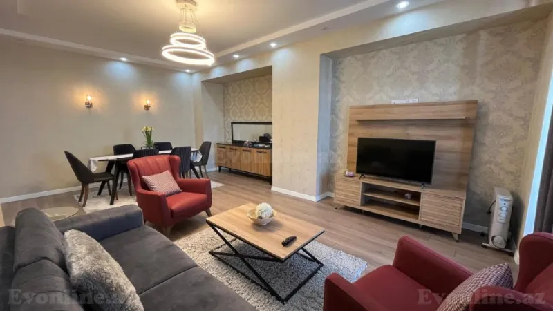 Kirayə verilir 3 otaqlı Mənzil Yeni tikili 145 m² 8 Noyabr m. - şəkil 2