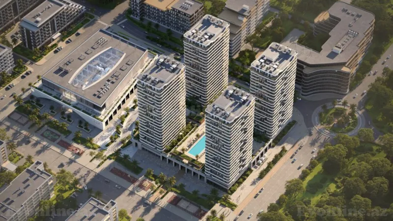 Satılır 1 otaqlı Mənzil Yeni tikili 60.6 m² Sabunçu r. - şəkil 7
