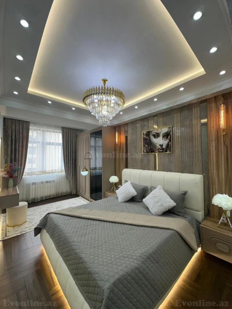 Satılır 3 otaqlı Mənzil Yeni tikili 129 m² Qara Qarayev m. - şəkil 4
