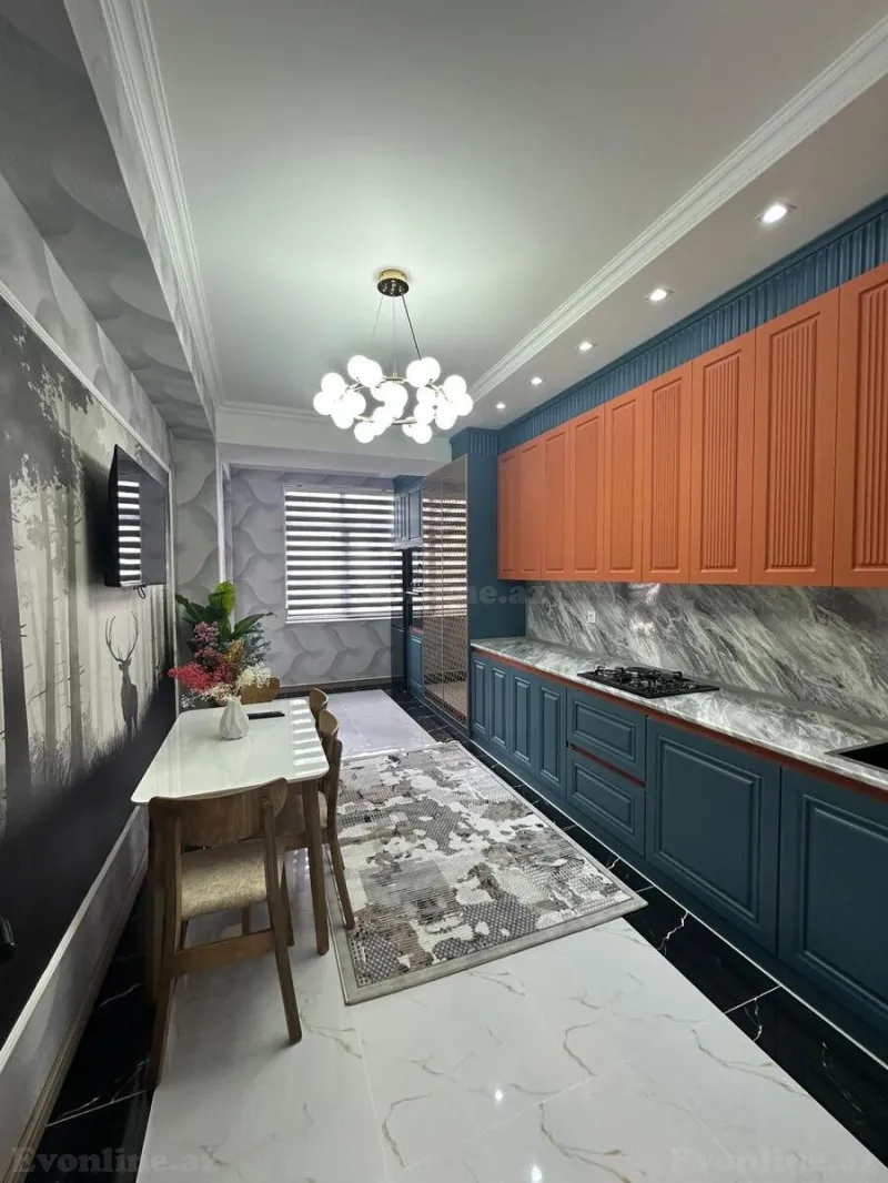 Satılır 3 otaqlı Mənzil Yeni tikili 129 m² Qara Qarayev m. - şəkil 9
