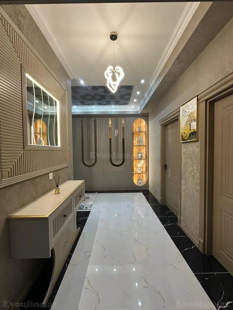 Satılır 3 otaqlı Mənzil Yeni tikili 129 m² Qara Qarayev m. - şəkil 13
