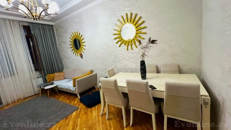 Satılır 3 otaqlı Mənzil Yeni tikili 96 m² 8 Noyabr m. - şəkil 2