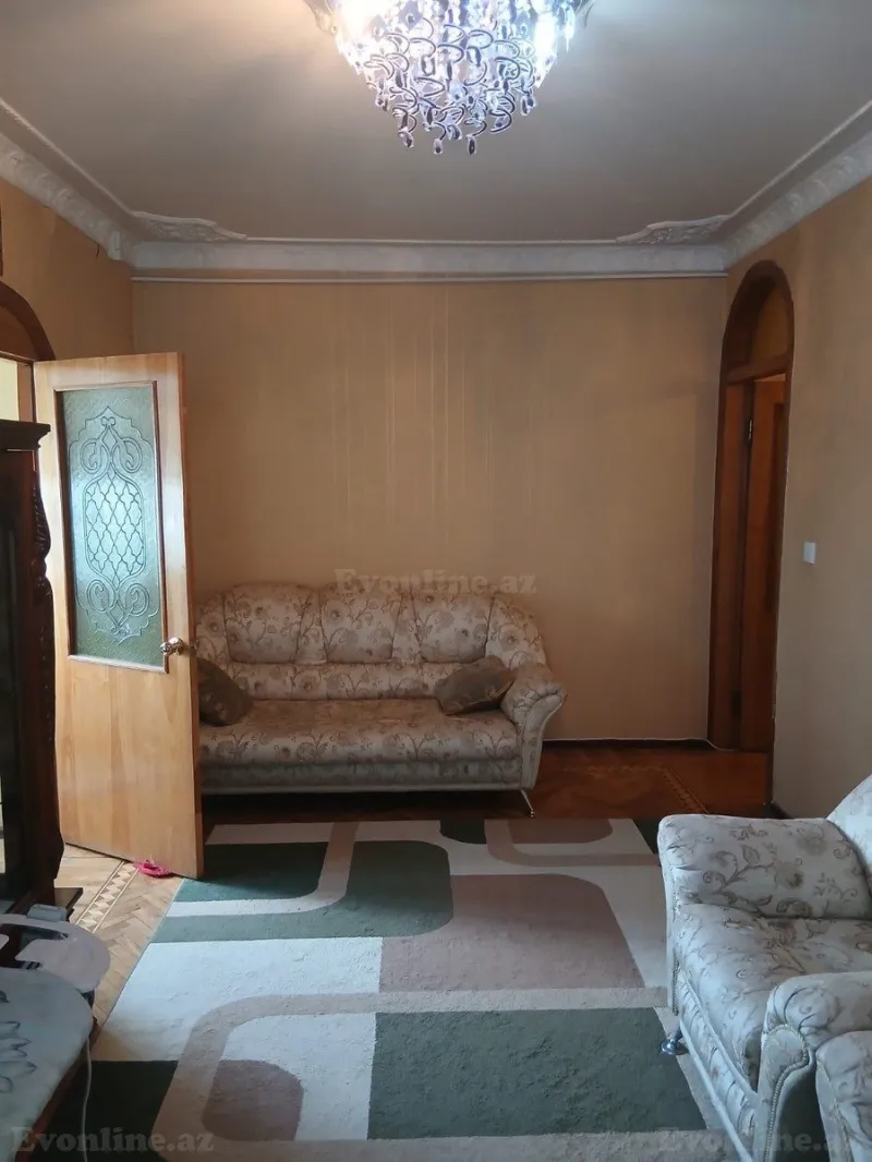 Kirayə verilir 2 otaqlı Mənzil Köhnə tikili 65 m² 6-cı mikrorayon - şəkil 2