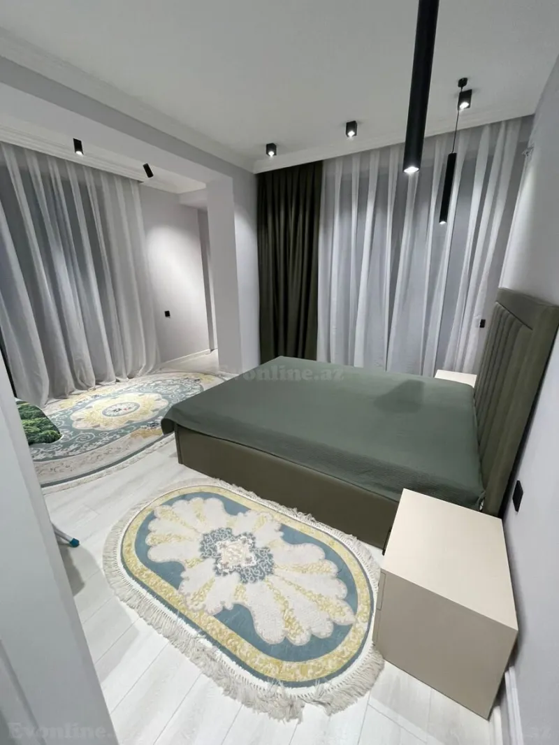 Kirayə verilir 3 otaqlı Mənzil Yeni tikili 120 m² Nərimanov r. - şəkil 5