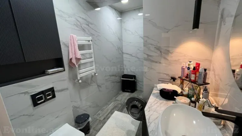 Kirayə verilir 3 otaqlı Mənzil Yeni tikili 120 m² Nərimanov r. - şəkil 14