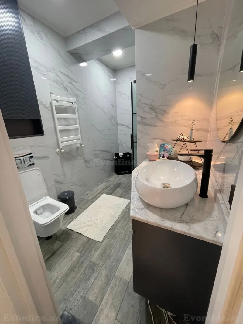Kirayə verilir 3 otaqlı Mənzil Yeni tikili 120 m² Nərimanov r. - şəkil 15