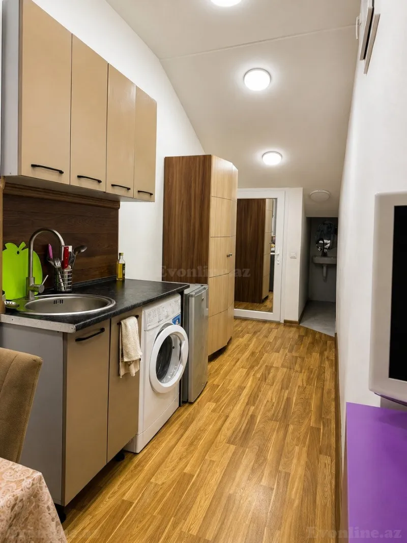 Kirayə verilir 1 otaqlı Mənzil Yeni tikili 90 m² Həzi Aslanov m. - şəkil 4
