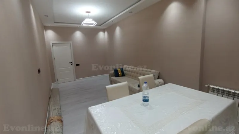 Kirayə verilir 2 otaqlı Mənzil Yeni tikili 60 m² Nərimanov r. - şəkil 2