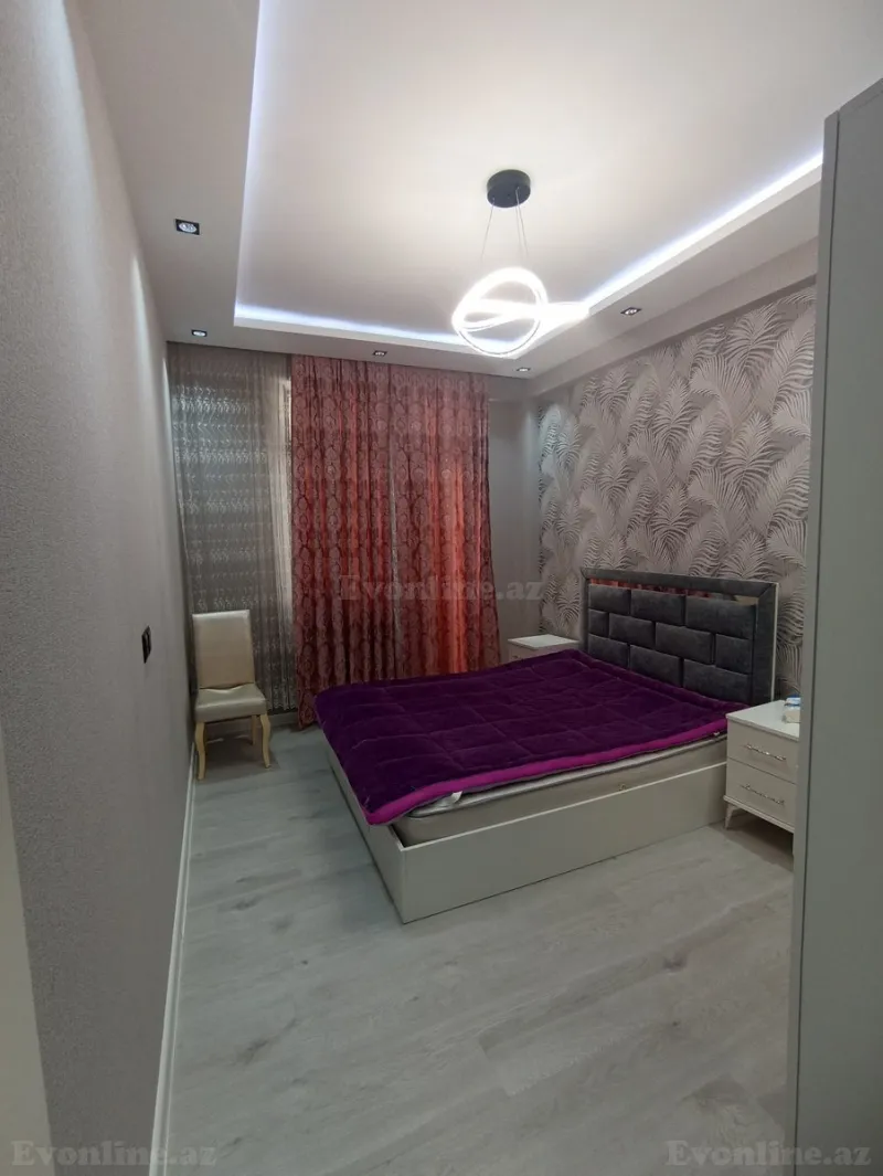 Kirayə verilir 2 otaqlı Mənzil Yeni tikili 60 m² Nərimanov r. - şəkil 3