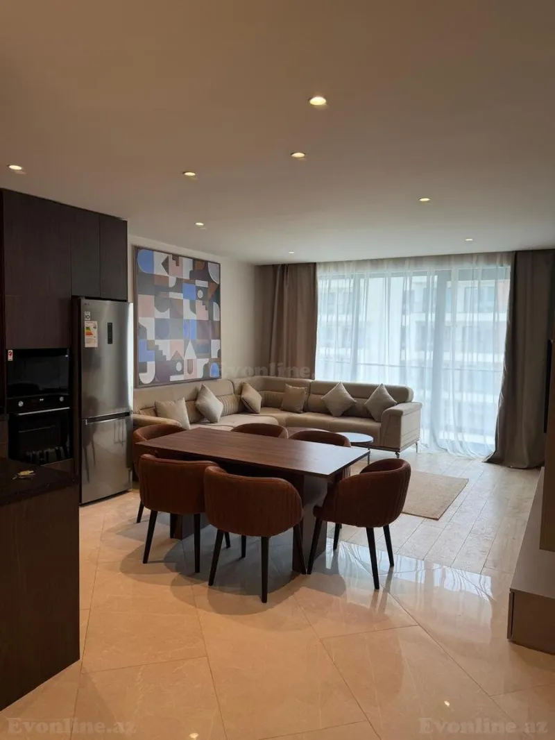 Kirayə verilir 3 otaqlı Mənzil Yeni tikili 140 m² Sabunçu r. - şəkil 5