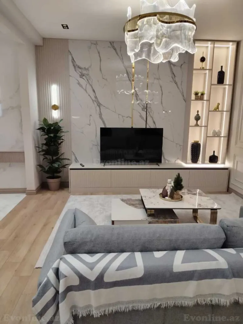 Kirayə verilir 3 otaqlı Mənzil Yeni tikili 100 m² 8 Noyabr m. - şəkil 3